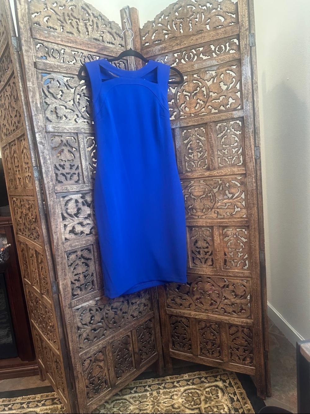 Calvin Klein Cobalt Sleeveless Sheath Dress NWOT